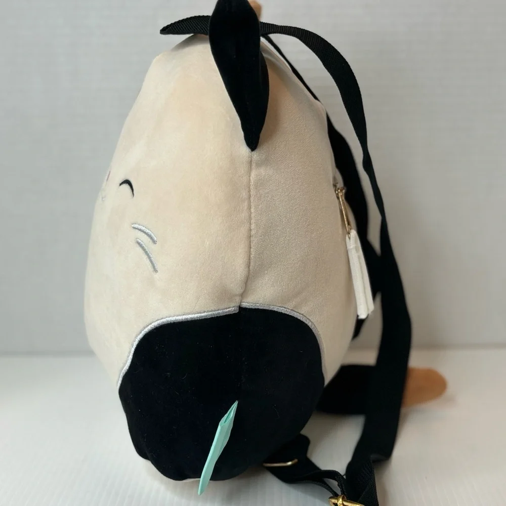 Squishmallows Cam the Calico Cat 10” Plush Backpack Stuffed Animal Toy Bag Tote